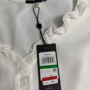 Tommy Hilfiger women white long sleeve blouse